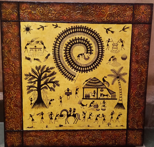 Warli Painting Frame